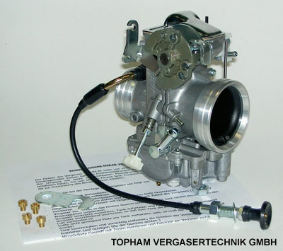 TM40-6 Flachschiebervergaser mit Adapter
